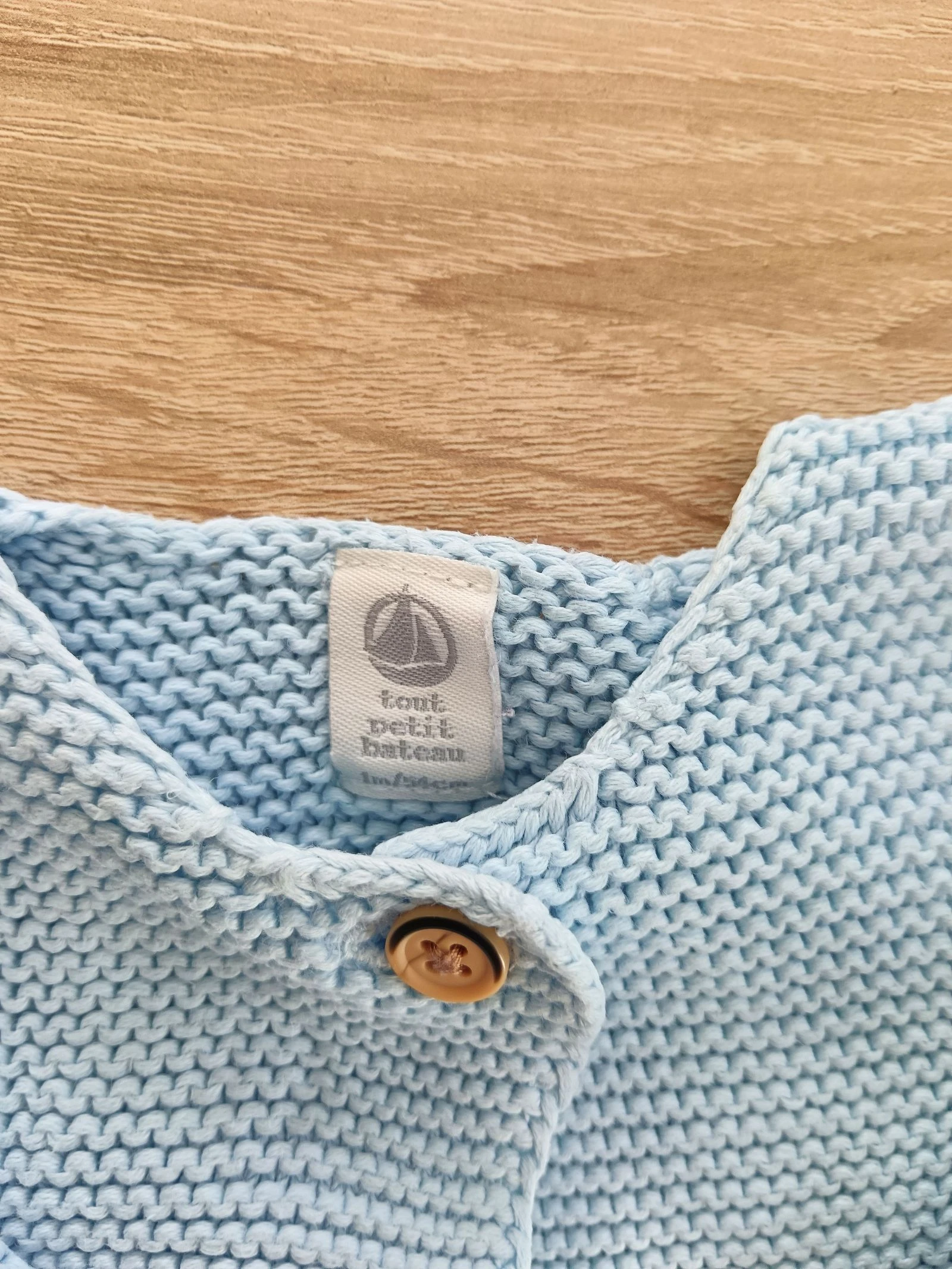 Gebreide jas met knoop – photo 2
